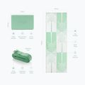 Set yoga Myga Sage Palm Yoga Set mat + block + green strap 13