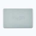 Blocco yoga in schiuma Myga Foam Block azzurro