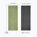 Tappetino da yoga Myga Alignment XL 6 mm green 6