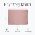 Coperta da yoga Myga Fleece blush 10
