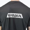 Maglia da squash da uomo Karakal Pro Tour Tee nero/grigio 6