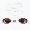 Occhialini da nuoto Speedo Swedish Mirror bianco/cromo