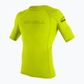 Camicia da bagno O'Neill Basic Skins Rash Guard da uomo lime
