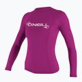 Nuoto femminile a maniche lunghe O'Neill Basic Skins Rash Guard fox/rosa