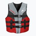 Gilet O'Neill Superlite 50N ISO da bambino fumo/grafite/rosso bianco