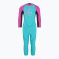 O'Neilller Reactor-2 2 mm Back Zip Full dg5/lt aqua/graph/berry schiuma da nuoto per bambini