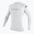 Nuoto per bambini a maniche lunghe O'Neill Youth Basic Skins Rash Guard bianco