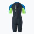 O'Neilller Reactor-2 2 mm Back Zip S/S fx6/graphite/dayglo/ocean schiuma da nuoto per bambini 2