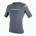 Camicia da bagno O'Neill Basic Skins Rash Guard da uomo, grafite