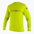 O'Neill Basic Skins Sun Shirt Uomo a maniche lunghe da nuoto lime