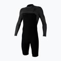 Uomo O'Neill Hyperfreak 2 mm Chest Zip L/S Spring nero schiuma da nuoto