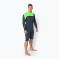 Uomo O'Neill Hammer 2 mm Chest Zip L/S Spring hl7/graphite/dayglo Swim Foam