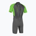 O'Neill Reactor-2 2 mm Back Zip S/S Spring graph/dayglo schiuma da nuoto per bambini 2