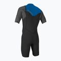 O'Neill Hammer 2 mm Chest Zip S/S Spring nero/grafite/ocean schiuma nuoto bambini 2