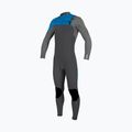 O'Neill Youth Hyperfreak 3/2+ Chest Zip Full grafite/fumo/blu schiuma da nuoto per bambini