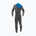 O'Neill Youth Hyperfreak 3/2+ Chest Zip Full grafite/fumo/blu schiuma da nuoto per bambini 2