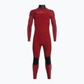 Muta uomo O'Neill Hyperfreak Fire 4/3+ Chest Zip Full nero/rosso scuro per il nuoto 4