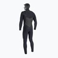 Muta da bagno O'Neill Psycho Tech 6/4+ con zip sul petto e cappuccio nero 5545 da uomo 2
