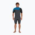 Muta da uomo per il nuoto O'Neill Hammer 2mm Chest Zip SS Spring graphite/black/ocean 3