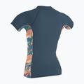 Maglietta da nuoto da donna O'Neill Side Print Rash Guard copen blue/painted tropics 2