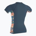 Maglietta da bagno donna O'Neill Side Print Rash Guard nero/mikah floreale 2