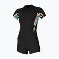 Muta da donna O'Neill Bahia 2/1 mm Front Zip Spring nero/micah floral/nero 7