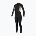 Muta da donna O'Neill Bahia 3/2 Back Zip Full nero/mikah floreale/nero