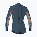 Muta per bambini O'Neill Girls Bahia 2/1 Back Zip LS Spring copen blue/painted tropics/copen blue 2