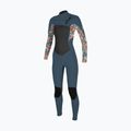 Muta da nuoto per bambini O'Neill Girls Epic 4/3 Chest Zip Full Copen Blue/Painted Tropics