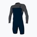Muta da uomo per il nuoto O'Neill Hammer 2mm Chest Zip LS Spring abyss/graphite/graphite