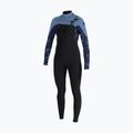 Muta da nuoto donna O'Neill Epic 4/3 mm Chest Zip Full black/stormy palm/faded denim
