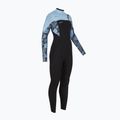 Muta da nuoto donna O'Neill Epic 5/4 mm Chest Zip Full black/stormy palm/faded denim