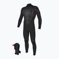 Mutanda da nuoto uomo O'Neill Mutant Legend 5/4 mm Chest Zip con cappuccio Full black/tempered steel