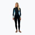 Muta da nuoto donna O'Neill Bahia 3/2 Back Zip Full IQ5 black/surf abstract/chambray blue 3