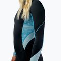 Muta da nuoto donna O'Neill Bahia 3/2 Back Zip Full IQ5 black/surf abstract/chambray blue 8