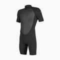 Muta da nuoto uomo O'Neill Reactor-2 2mm Back Zip SS Spring HJ5 black/black