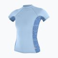 Costume da nuoto donna O'Neill Hyperfreak Skins Rash Guard chambray blue/surf abstract