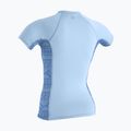 Costume da nuoto donna O'Neill Hyperfreak Skins Rash Guard chambray blue/surf abstract 2