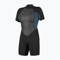 Muta da nuoto donna O'Neill Reactor-2 2mm Back Zip SS Spring IS7 black/copen blue