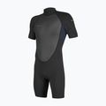 Muta da nuoto bambino O'Neill Youth Reactor-2 2mm Back Zip SS Spring black/slate