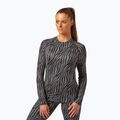 Maglia termica da donna Surfanic Cozy Limited Edition Crew Neck black zebra
