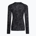 Surfanic Cozy Limited Edition Crew Neck Donna manica lunga termica zebra nera 5