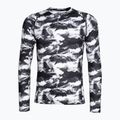 Surfanic Bodyfit Uomo Edizione Limitata Girocollo termico a manica lunga bianco stampato 4