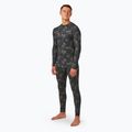 Surfanic Bodyfit Limited Edition Crew Neck Uomo manica lunga termica geo camo forestale 2