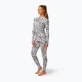 Surfanic Cozy Donna Edizione Limitata Termica Manica Lunga Girocollo Snow Leopard 2