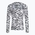 Surfanic Cozy Donna Edizione Limitata Termica Manica Lunga Girocollo Snow Leopard 4