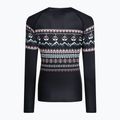 Surfanic Cozy Limited Edition girocollo donna manica lunga termica nero fairisle 5