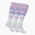 Calze da sci Surfanic Pro Tech Fairisle confezione da 3 ice lilac 3