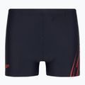 Speedo Sports Logo Print Trunks blu/rosso boxer da bagno per bambini