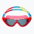 Maschera da bagno Speedo Biofuse Rift Junior rosso lava/blu giapponese/fumo per bambini 2